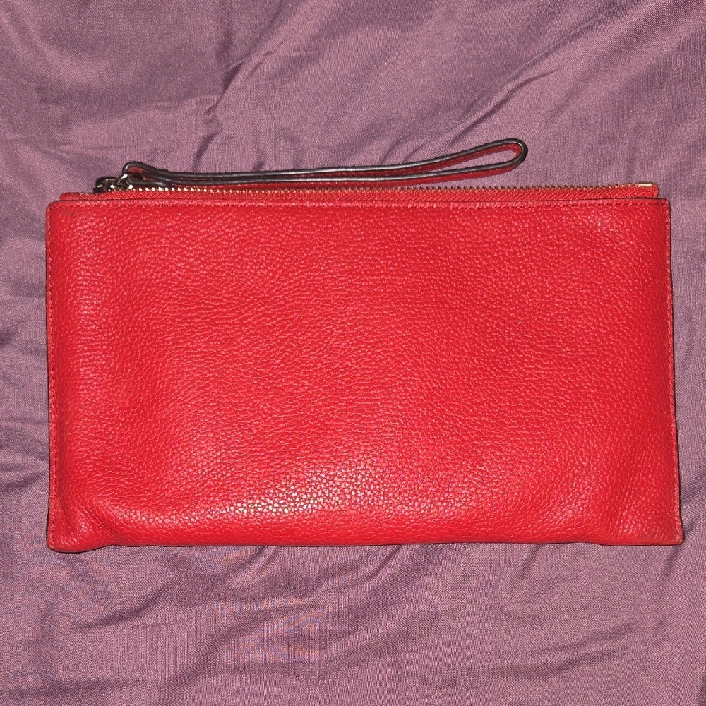Michael Kors Red Wristlet Clutch - Picture 5 of 9